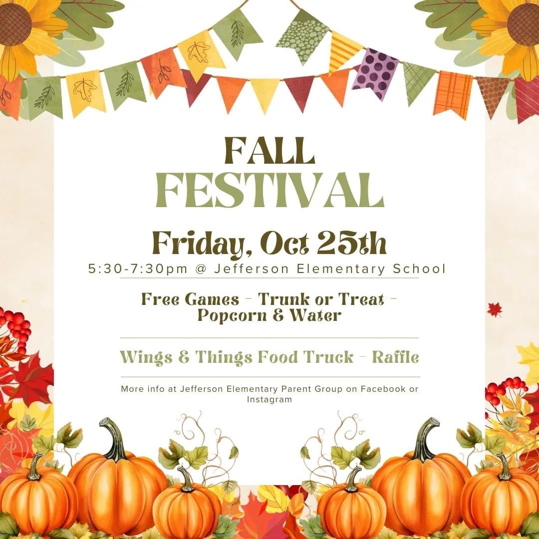 Flyer for Fall Festival