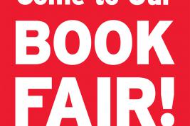 Announcement of Book Fair: "Come to Our Book Fair!"