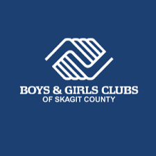 Image of two hands clenched together with the words "Boys & Girls Clubs of Skagit County" underneath them.