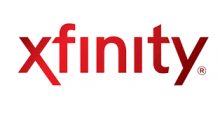 The word "Xfinity" in red.